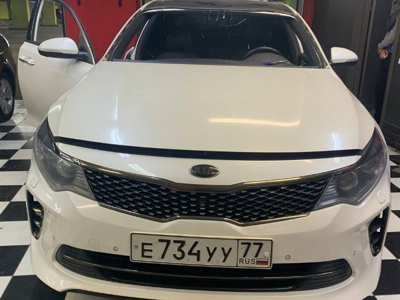 Замена лобового стекла Kia Optima
