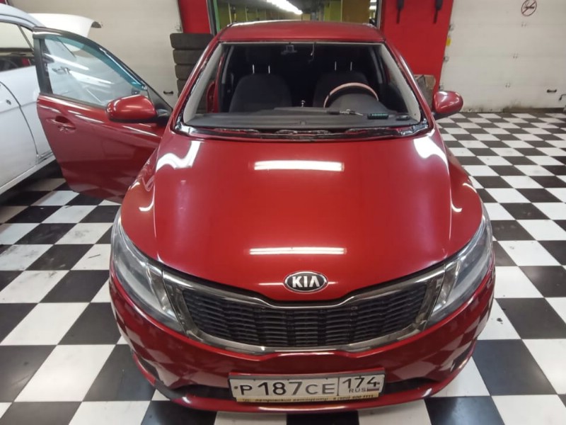 Замена лобового стекла Kia Rio