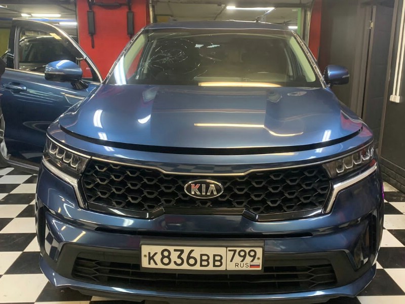 Замена лобоовго стекла Kia Sorento