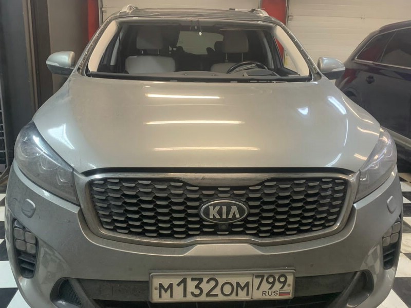 Замена лобового стекла Kia Sorento Prime