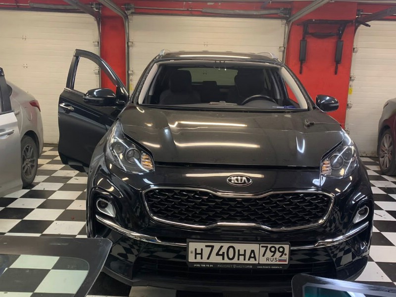 Замена лобового стекла Kia Sportage
