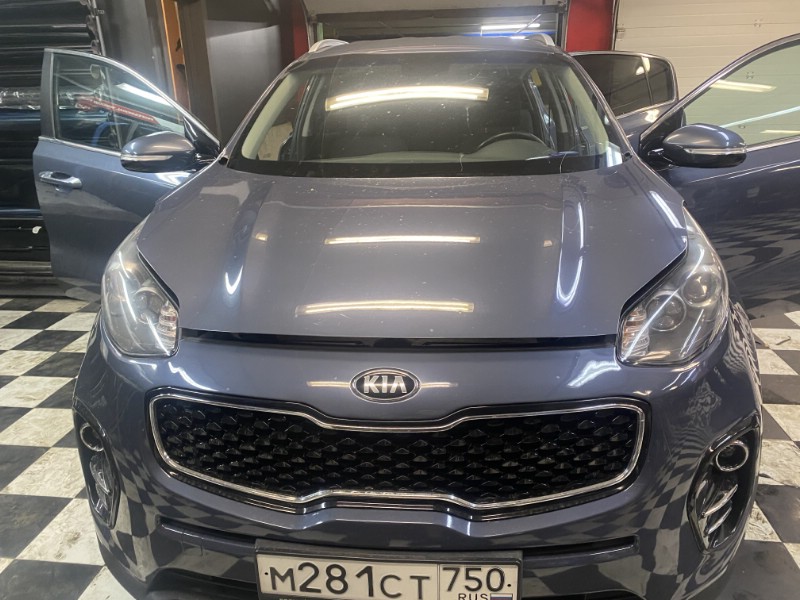 Замена лобоовго стекла Kia Sportage